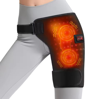 105-LED 660nm Red Light & Thermal Vibration Hip Therapy Belt